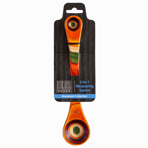 Hand wash recommended to preserve color and finish on the Baltique Marrakesh spoon.