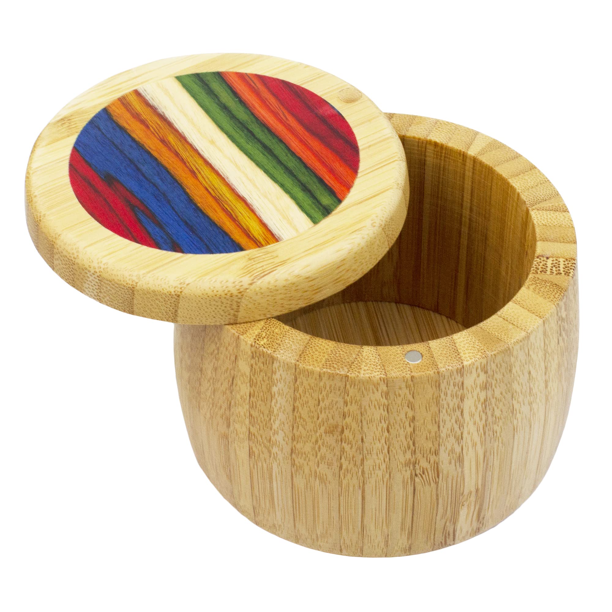 Totally Bamboo Baltique Marrakesh salt cellar with lid design for table decor and convenience