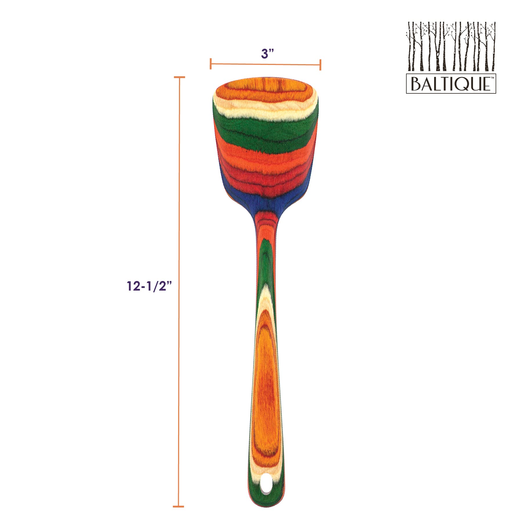 Totally Bamboo Baltique Marrakesh spatula is easy to clean by hand.