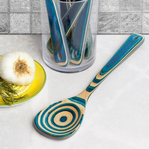 Totally Bamboo Baltique Mykonos serving spoon beside dish for family meals