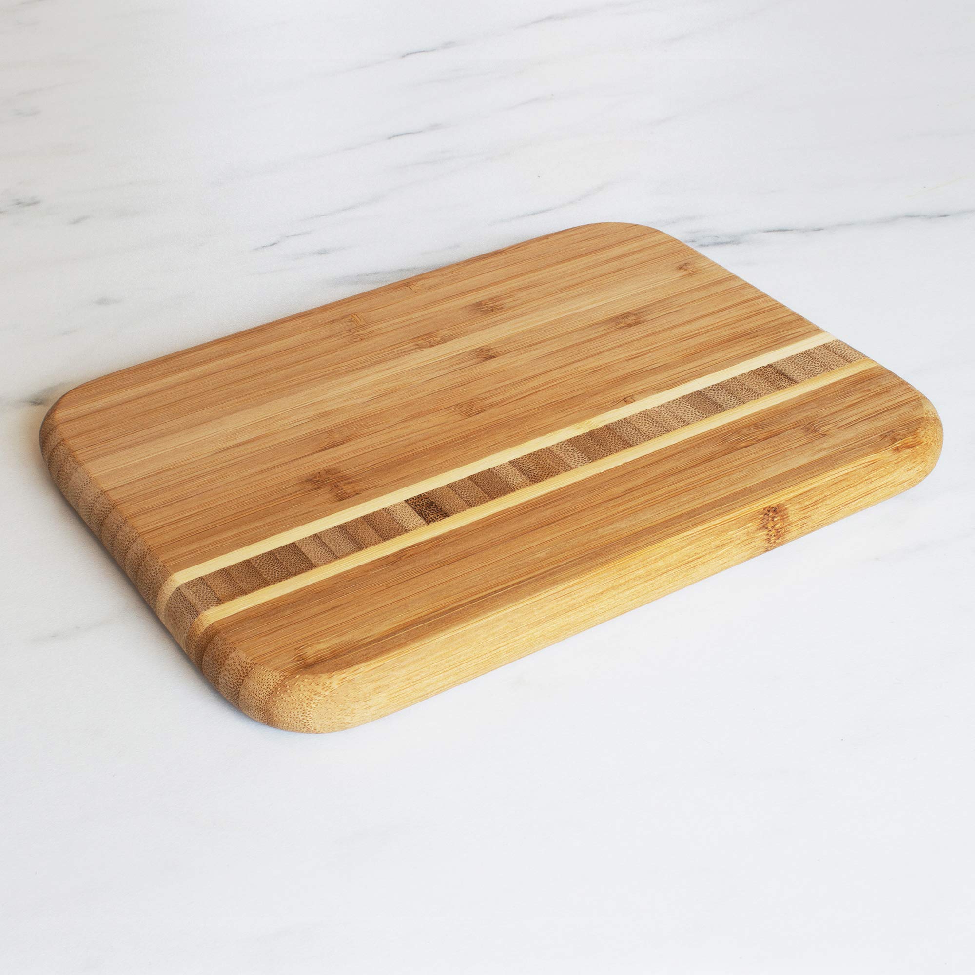 Totally Bamboo Barbados board is knife-friendly to help preserve blade edges.