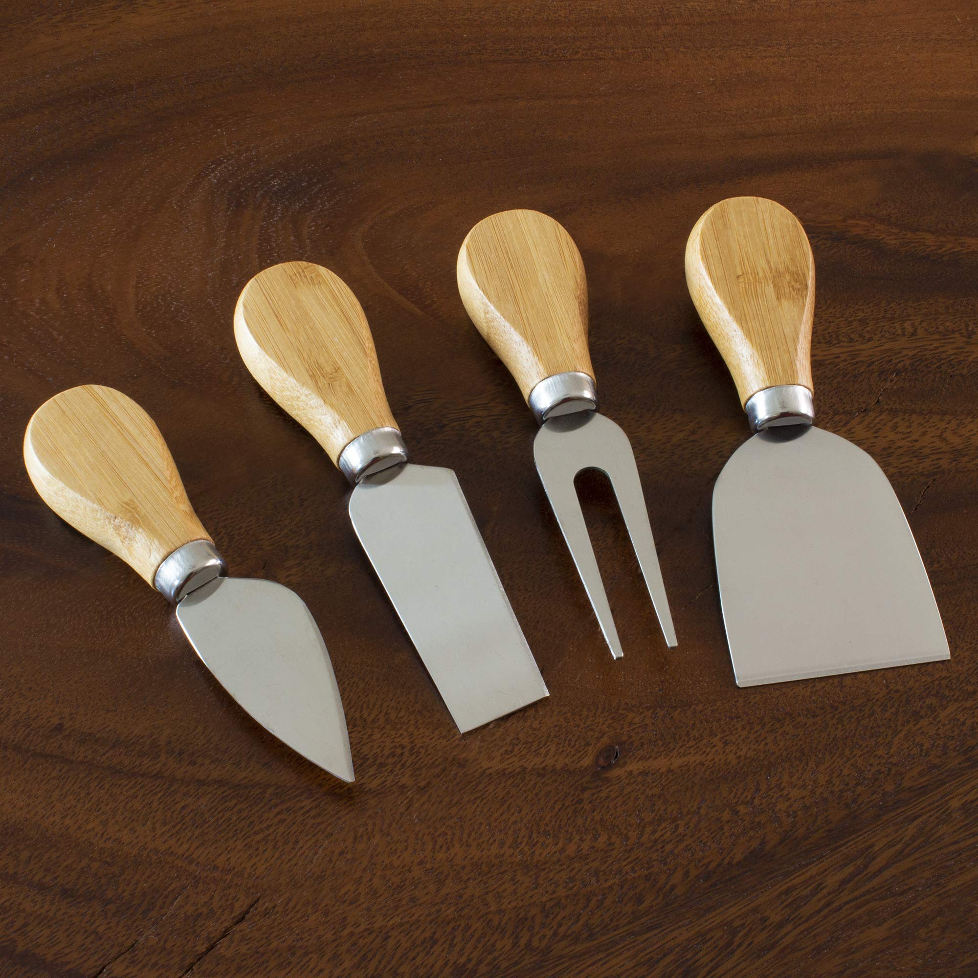 Totally Bamboo narrow plane knife for chipping away blocks of cheese.
