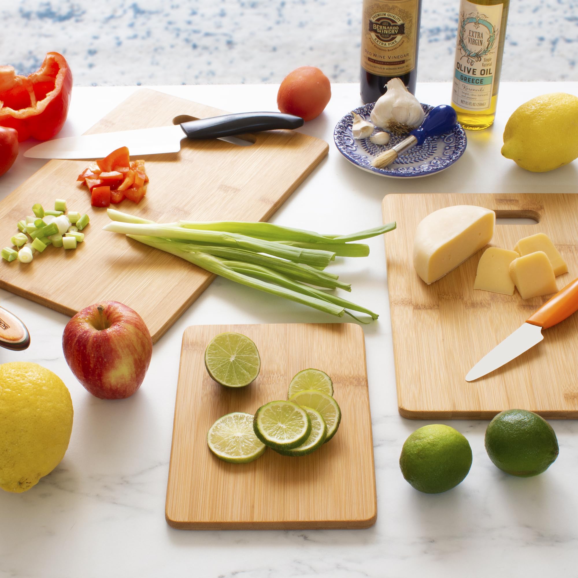Totally Bamboo easy-clean board surface designed for quick hand washing