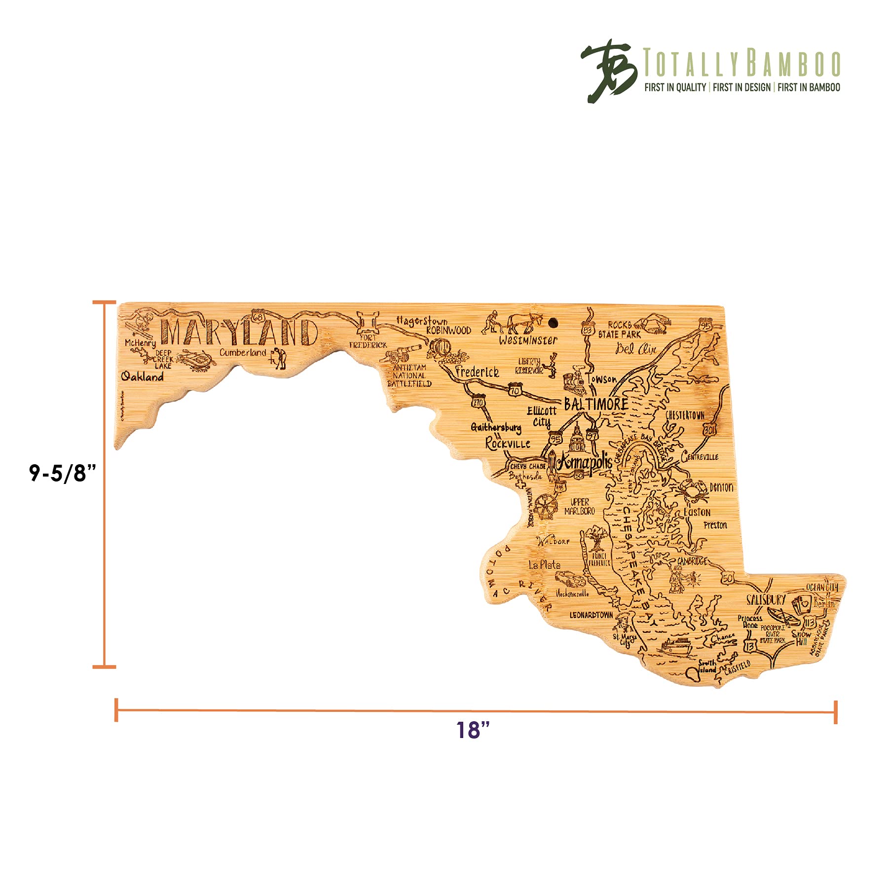 Totally Bamboo Maryland gift idea for Maryland lovers