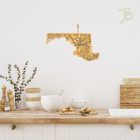 Totally Bamboo Maryland serving and cutting board for gatherings