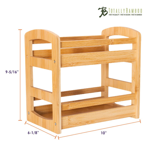Totally Bamboo durable bamboo organizer for home office and tidy spaces.
