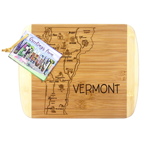 Totally Bamboo gift-ready Vermont board with packaging, perfect for birthdays and housewarmings.