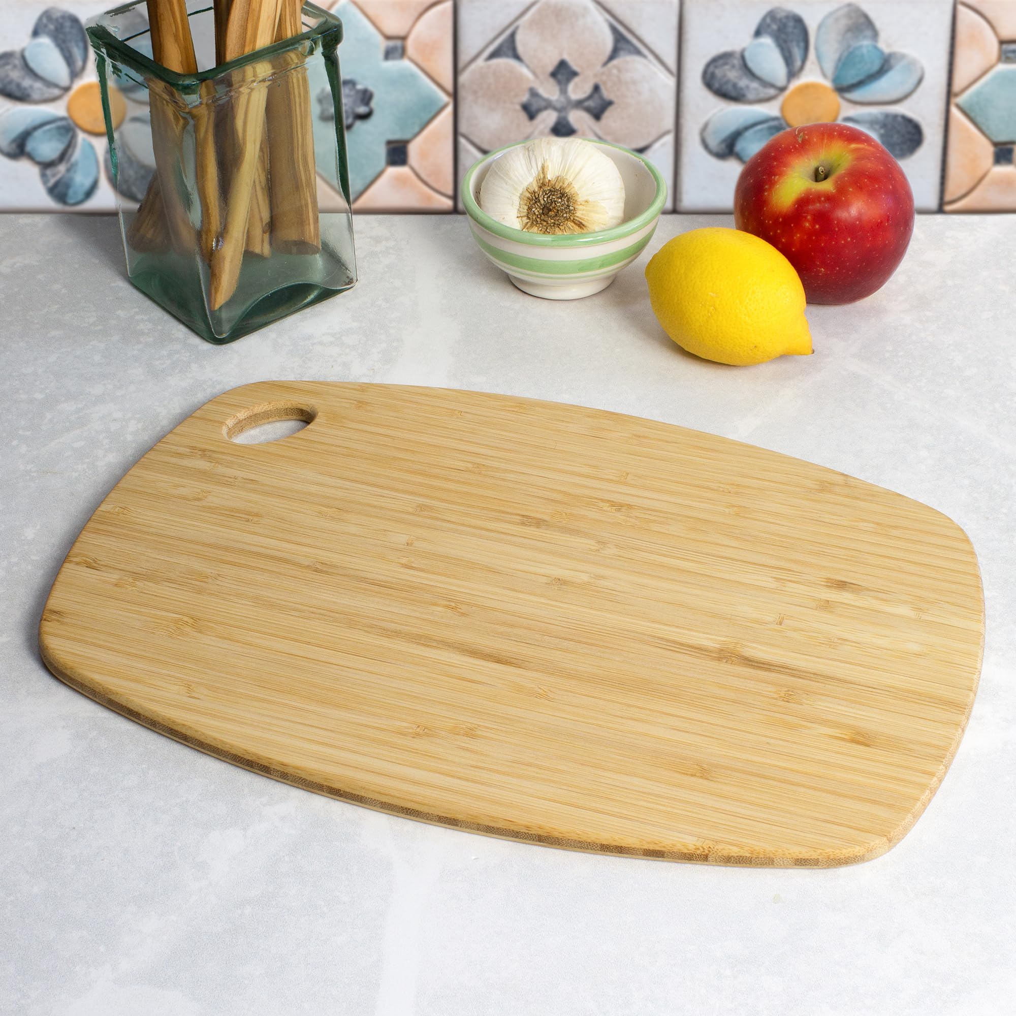 Totally Bamboo GreenLite lightweight profile fits compact kitchen storage.