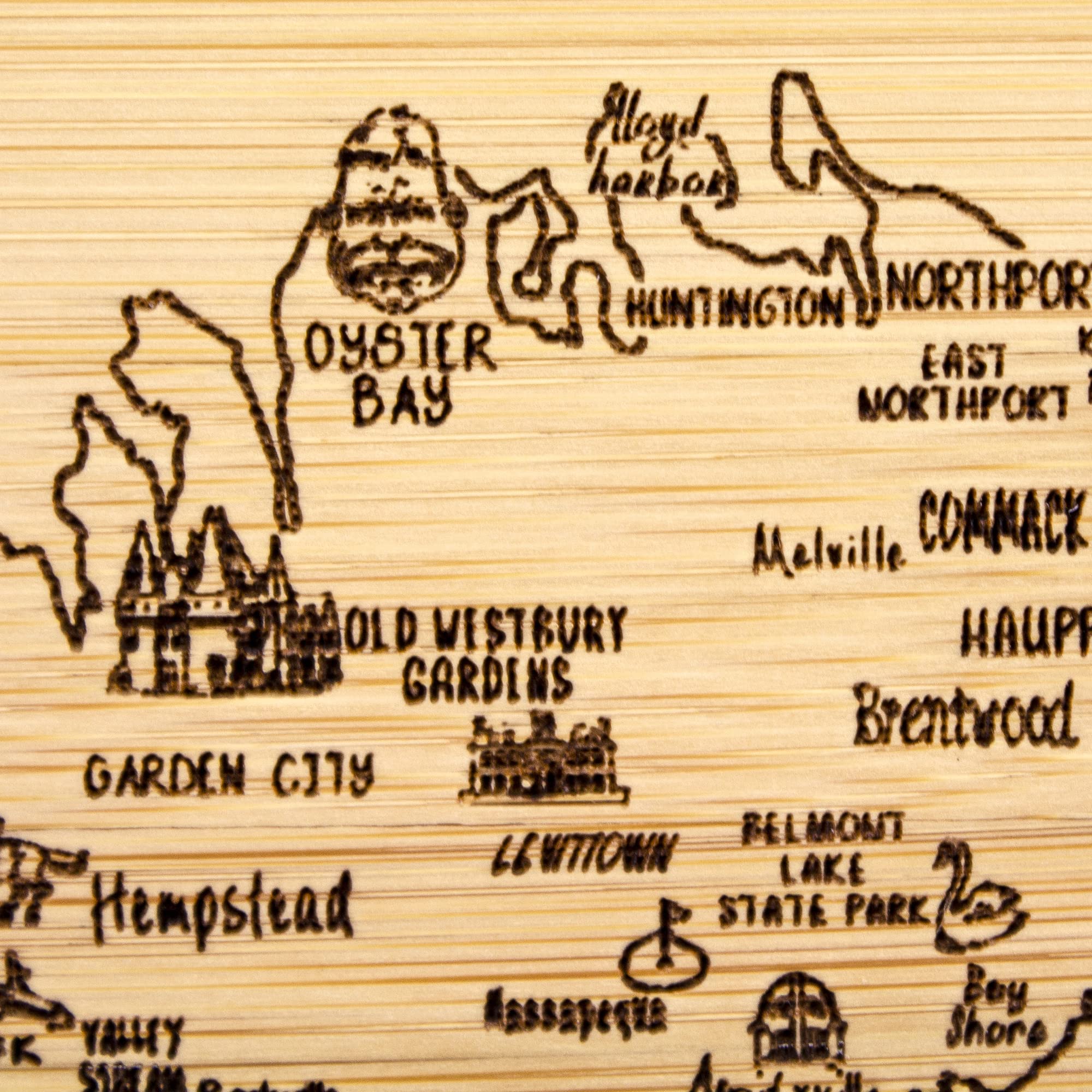 Totally Bamboo eco-friendly Moso bamboo surface is durable and renewable.