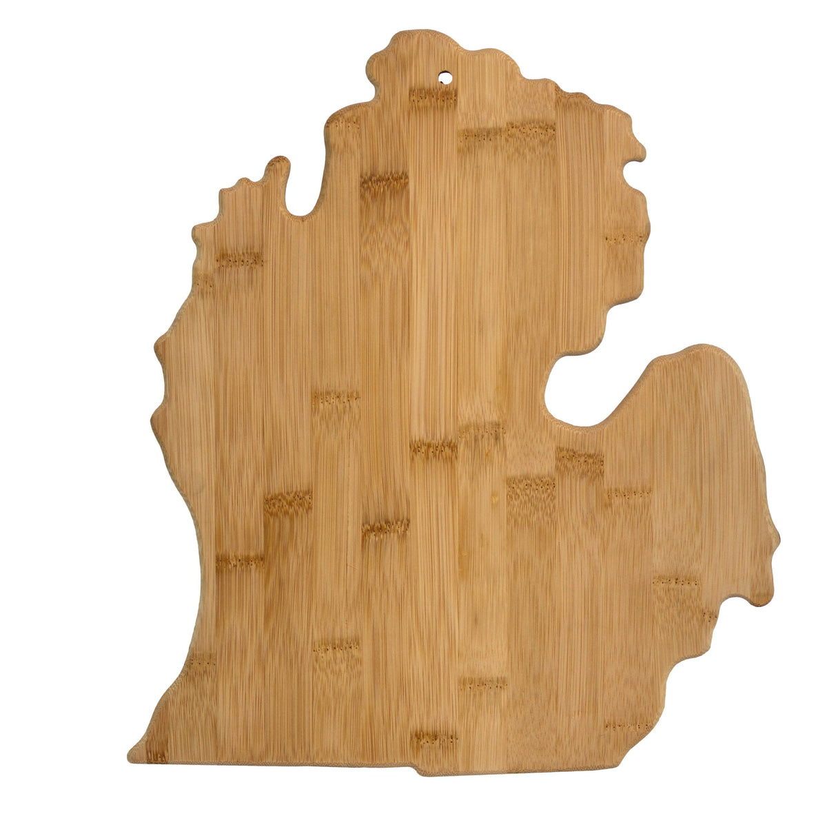 Totally Bamboo Michigan state board top view for versatile prep and stylish serving