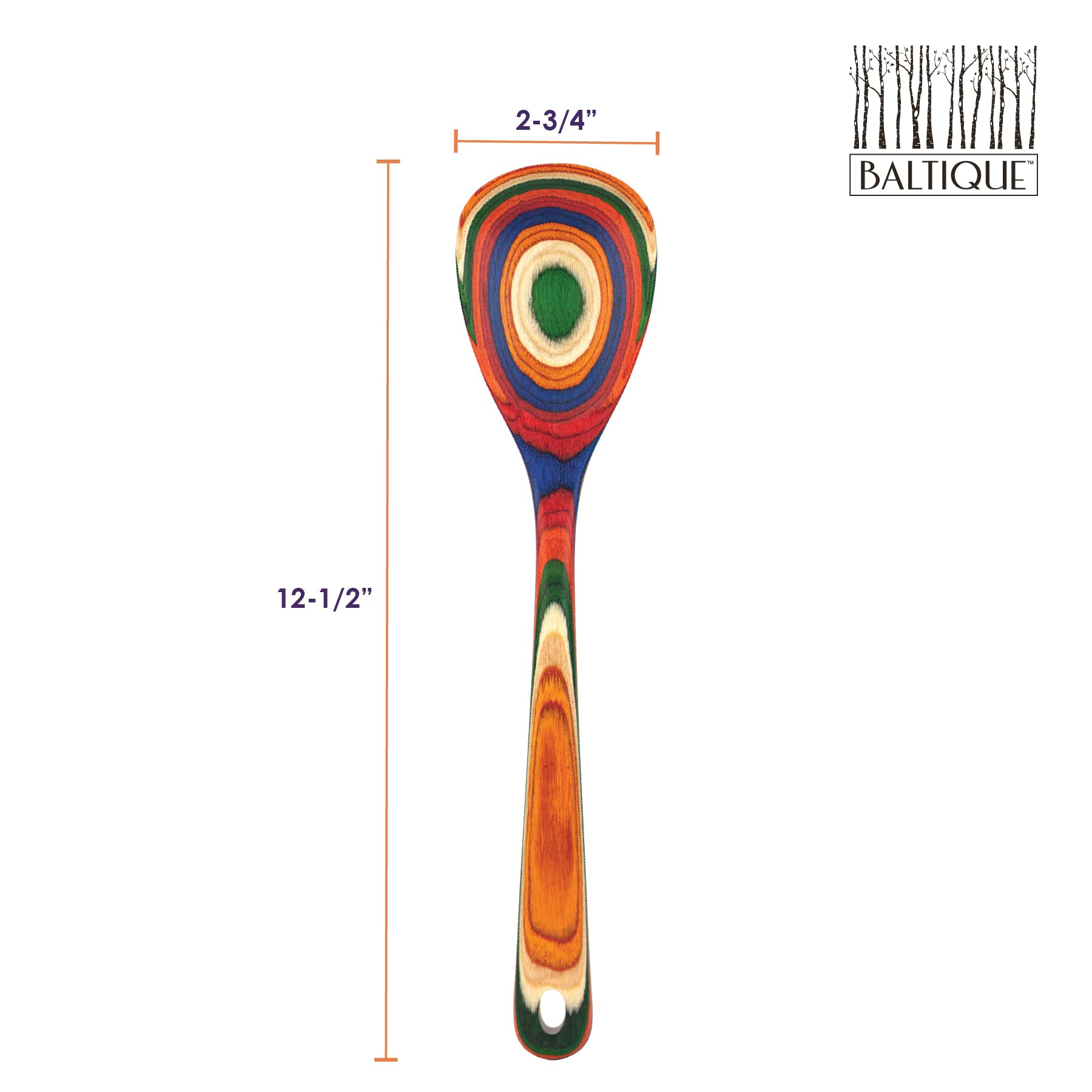 Moroccan-market-inspired palette brightens daily cooking and entertaining with this spoon.