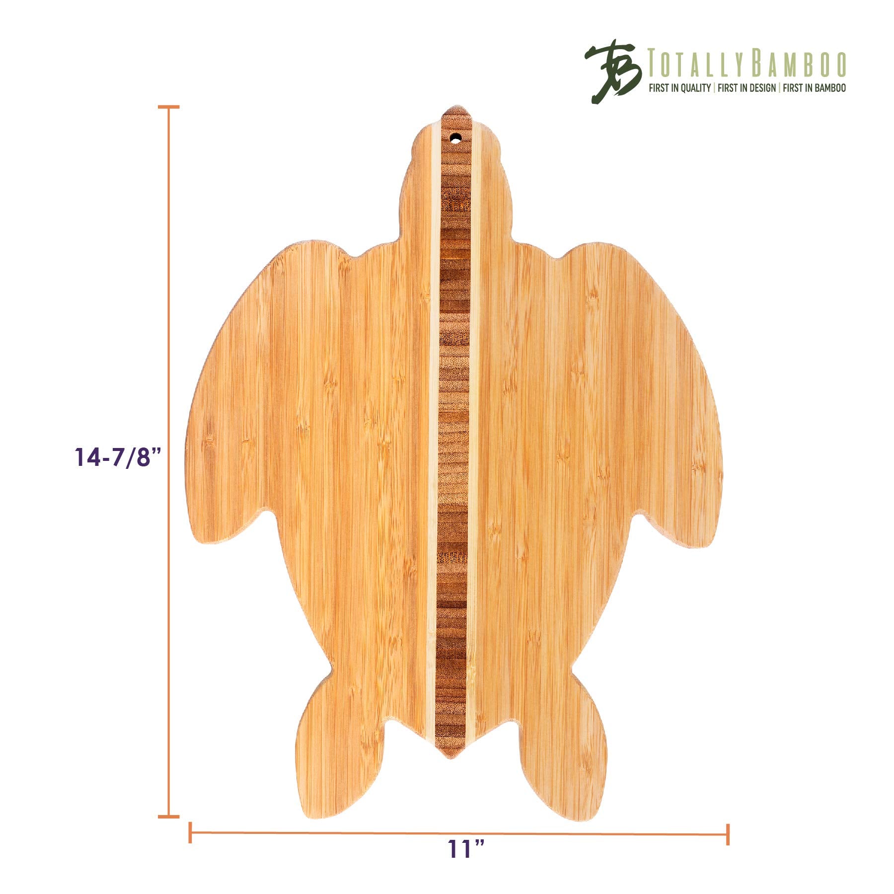 Totally Bamboo care guidance highlights hand washing to maintain grain and finish.
