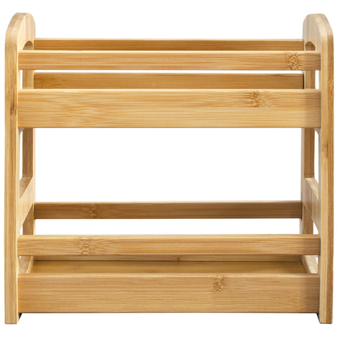 Totally Bamboo storage shelf ideal for bathroom or craft room organization.