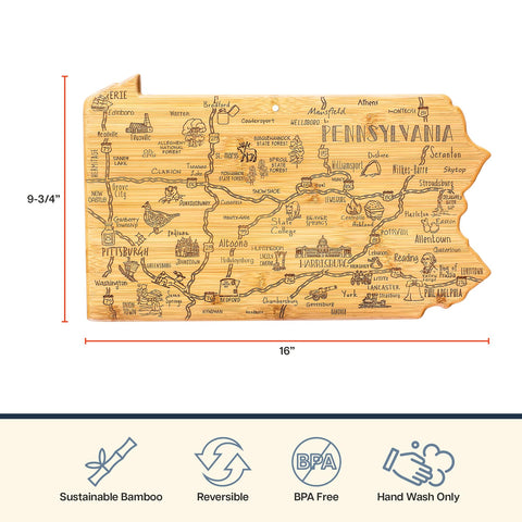 Totally Bamboo pa board offers a knife-friendly surface for safe prep.