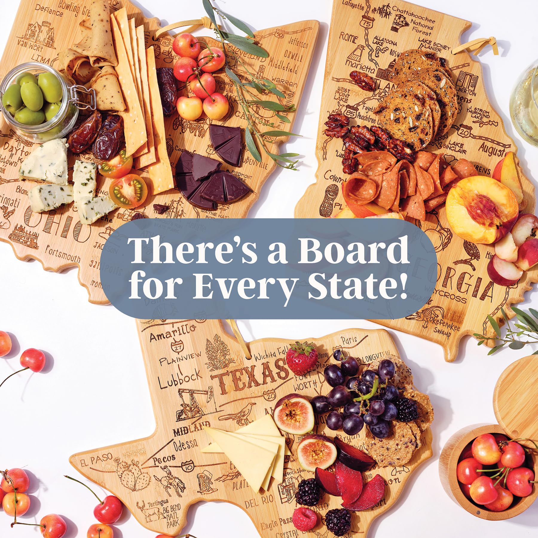 Totally Bamboo ready-to-hang board includes hang tie for easy wall display