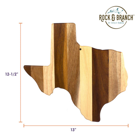 Totally Bamboo Rock & Branch Texas board gift idea for Texas lovers