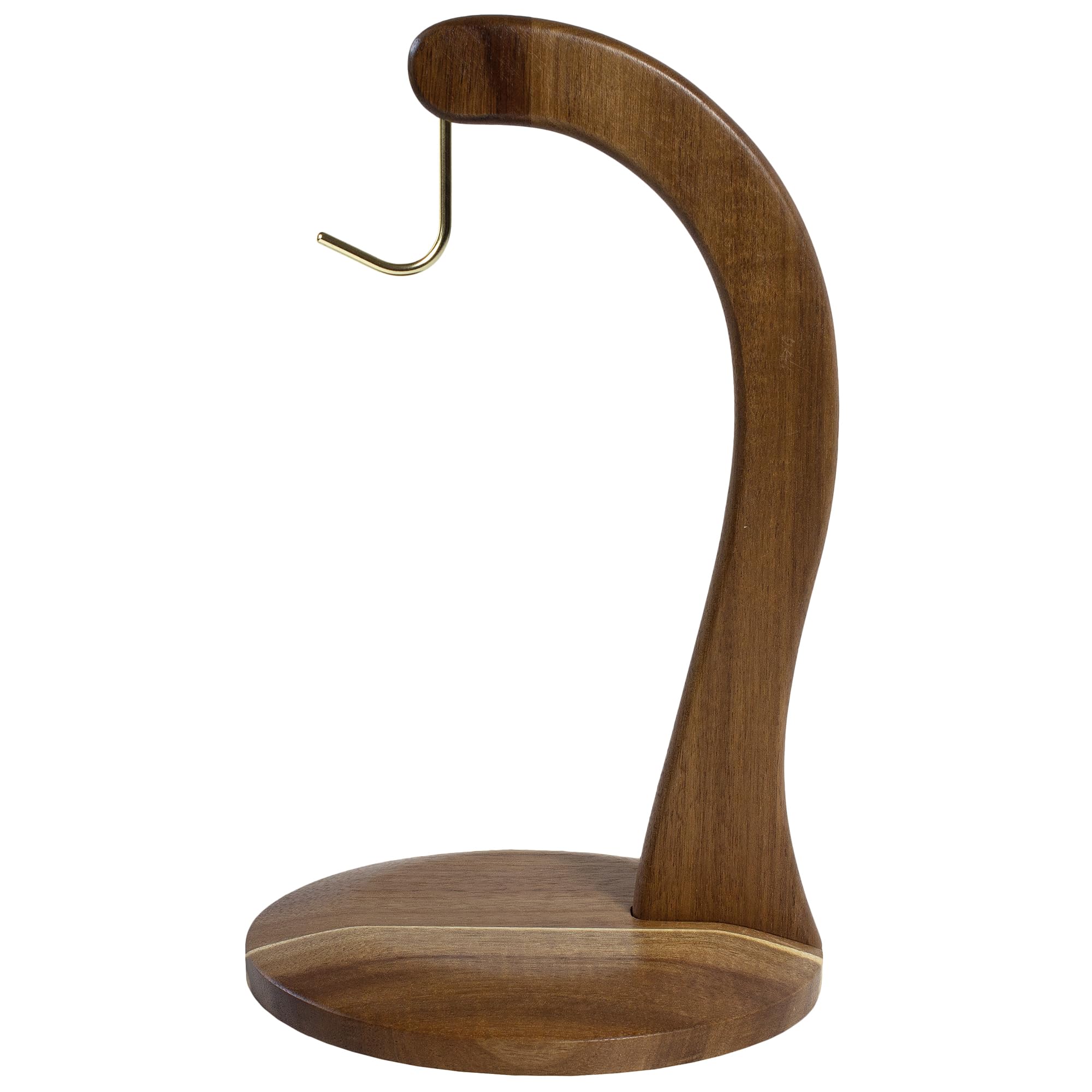 Totally Bamboo Rock & Branch acacia holder close-up shows durable steel hook.