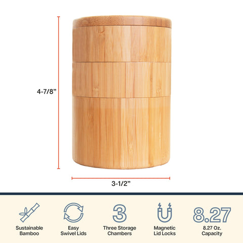 Totally Bamboo durable bamboo material highlighting natural grain and longevity.