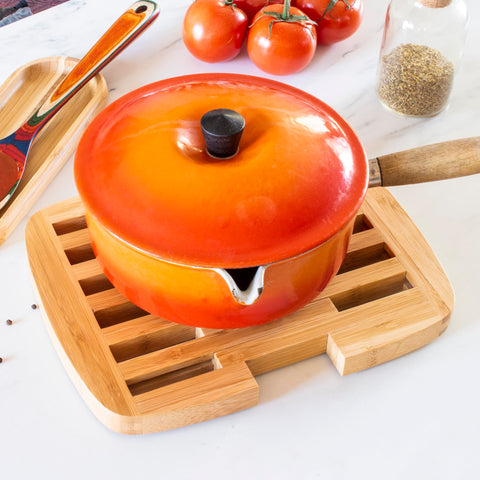 Totally Bamboo trivet made from Moso bamboo for durable kitchen beauty