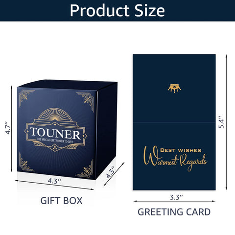 Close-up of TOUNER whiskey glass emphasizing 11 oz capacity for generous pours.