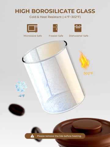 Tourdeus dishwasher-safe coffee container simplifies cleanup after brewing.
