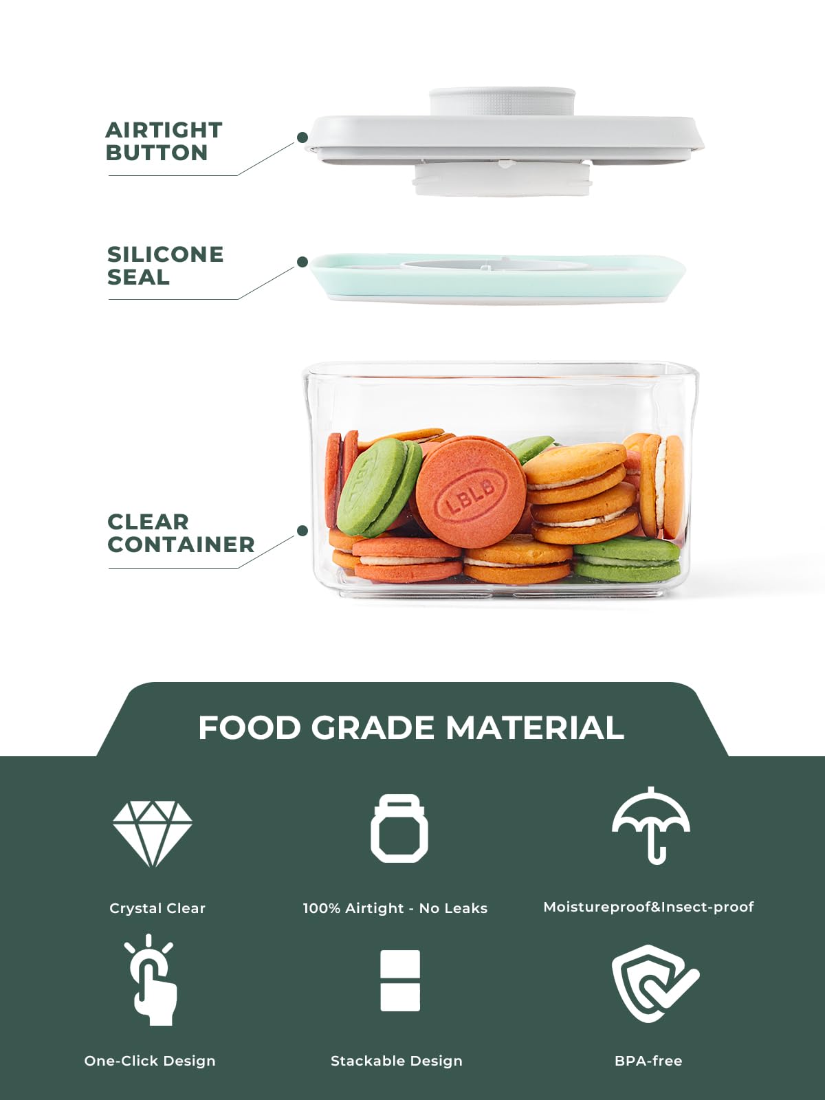 Tourdeus small snack containers are easy to clean by hand.