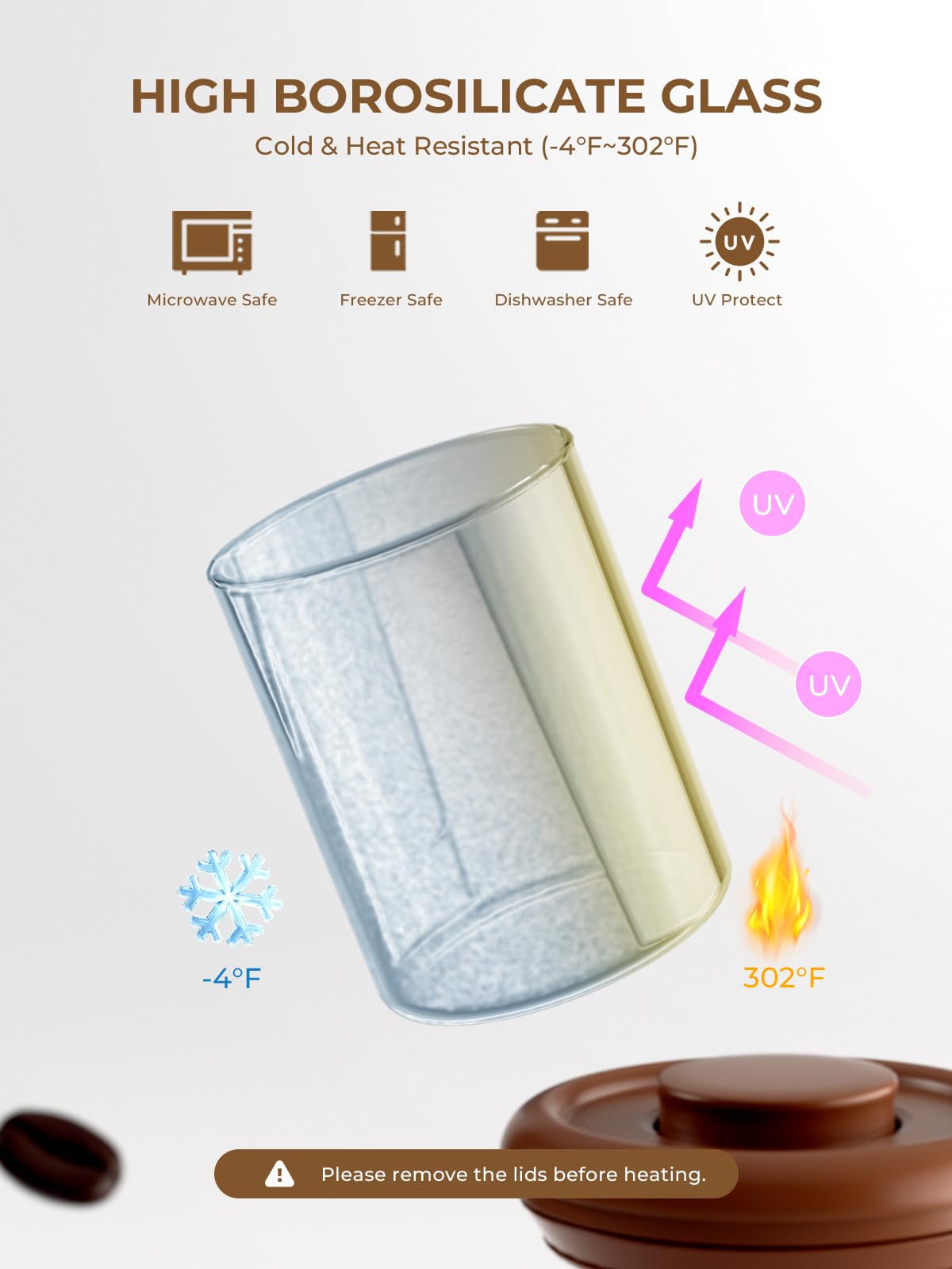 Tourdeus ten-ounce coffee canister provides secure airtight storage for daily brews.
