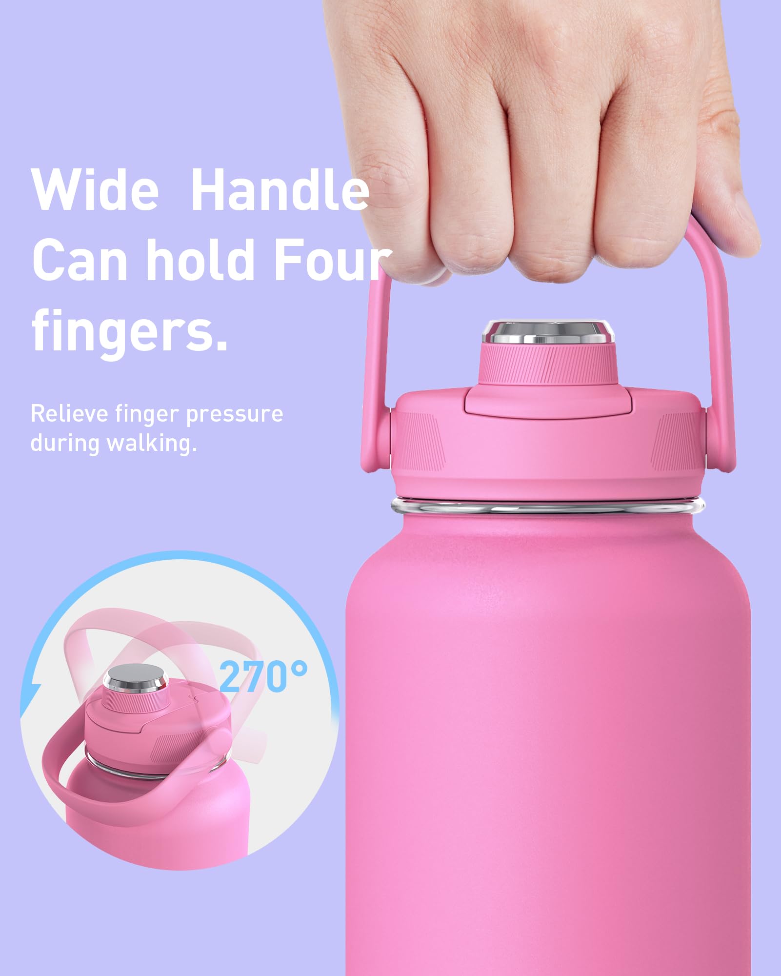 Tourit BPA-free construction promotes eco-friendly hydration for daily use.