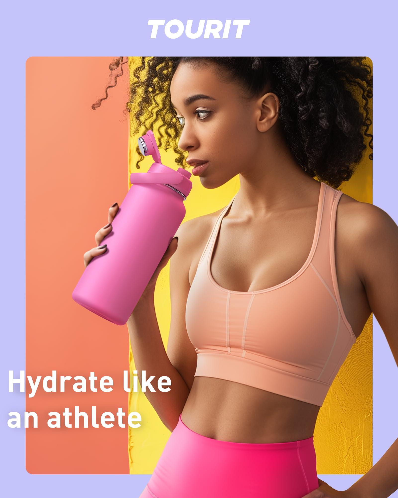 Tourit BPA-free durable travel bottle emphasizes safe materials for daily use