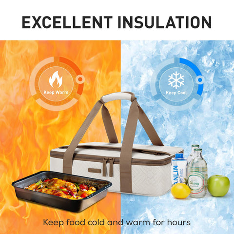 TOURIT leakproof interior liner prevents leaks during transport.