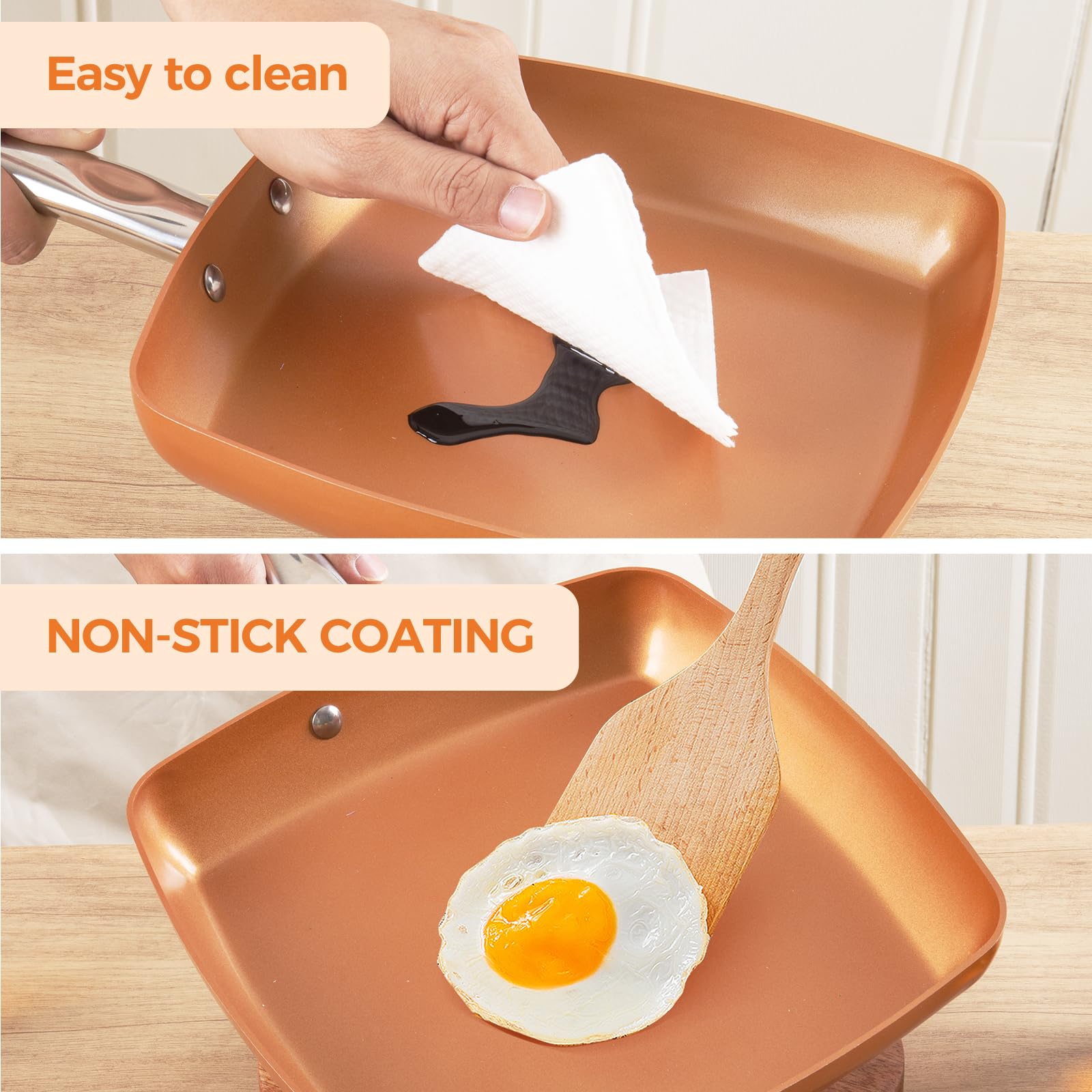Toutrop pan on induction-compatible base demonstrates broad stove compatibility