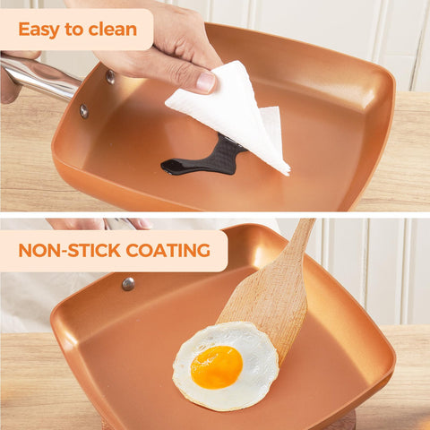 Toutrop pan on induction-compatible base demonstrates broad stove compatibility