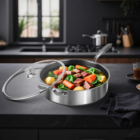 Toutrop 13.5-inch surface supports searing, sautéing, and batch cooking with ease.
