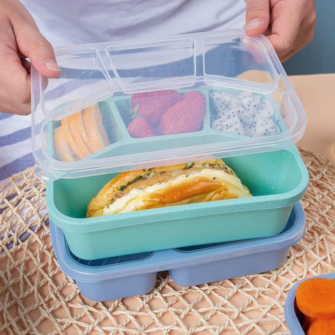 TOUWMX kid-friendly lunchbox with easy-open lid
