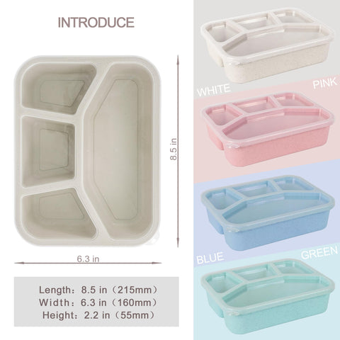 TOUWMX four-compartment layout keeps portions neatly separated