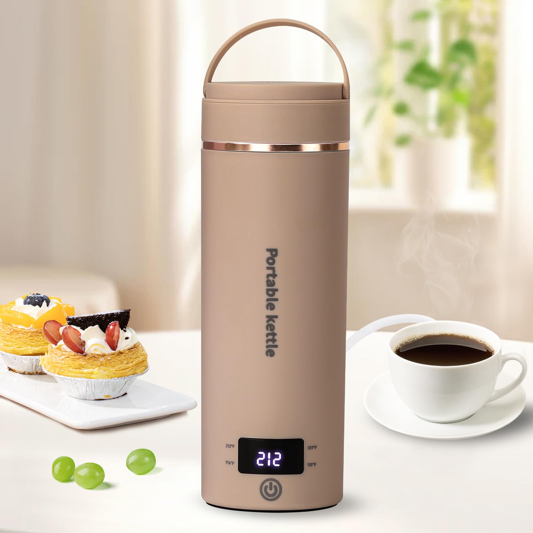 Touxila travel kettle with compact design for easy packing and use