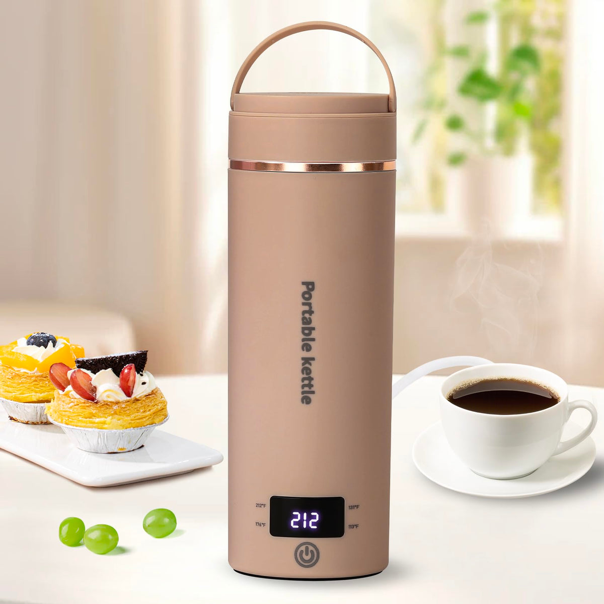 Touxila travel kettle with compact design for easy packing and use