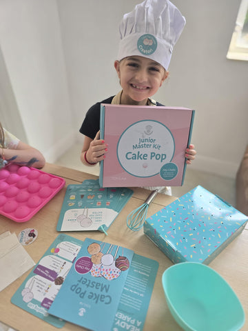 Tovla Jr child-friendly whisk enables gentle stirring for young bakers