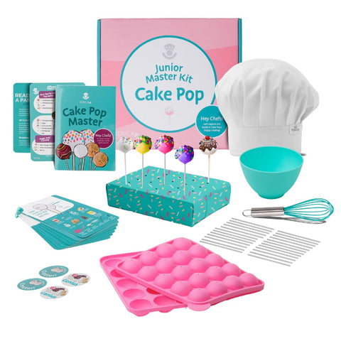 Tovla Jr kid-sized tools and cake pop molds for safe, hands-on baking