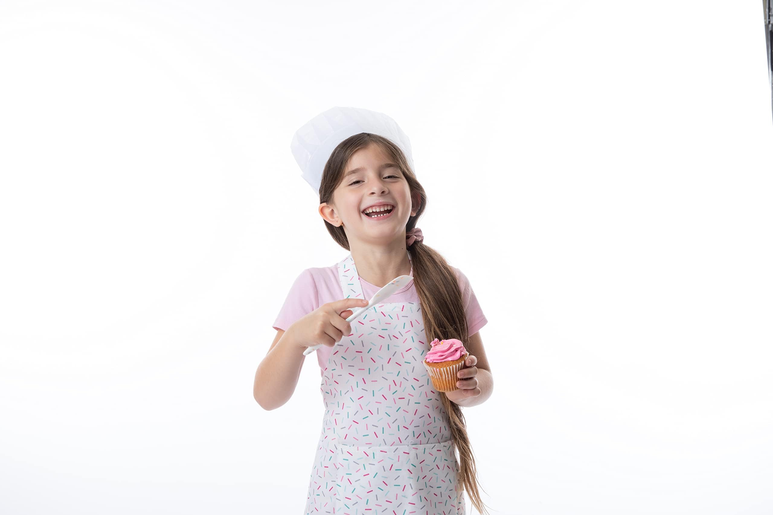 TOVLA JR kitchen-scene apron promotes imaginative cooking for kids