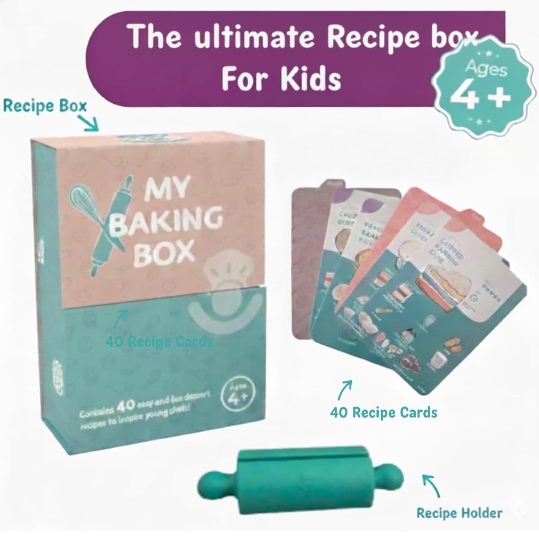 TOVLA JR recipe cards provide step-by-step visuals to boost independent baking