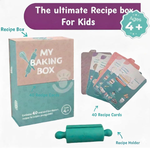 TOVLA JR recipe cards provide step-by-step visuals to boost independent baking
