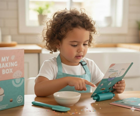 TOVLA JR storage box keeps desserts organized for family baking sessions