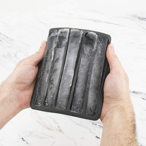 Tovolo silicone ice tray durable and reusable without flavor impact