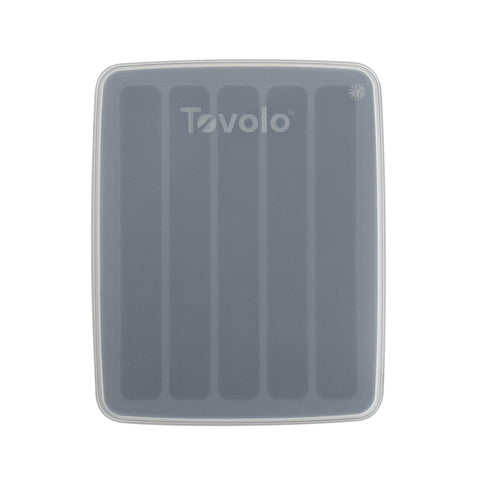 Tovolo water bottle ice mold tray with five cylindrical sticks fits narrow bottles for chillier drinks