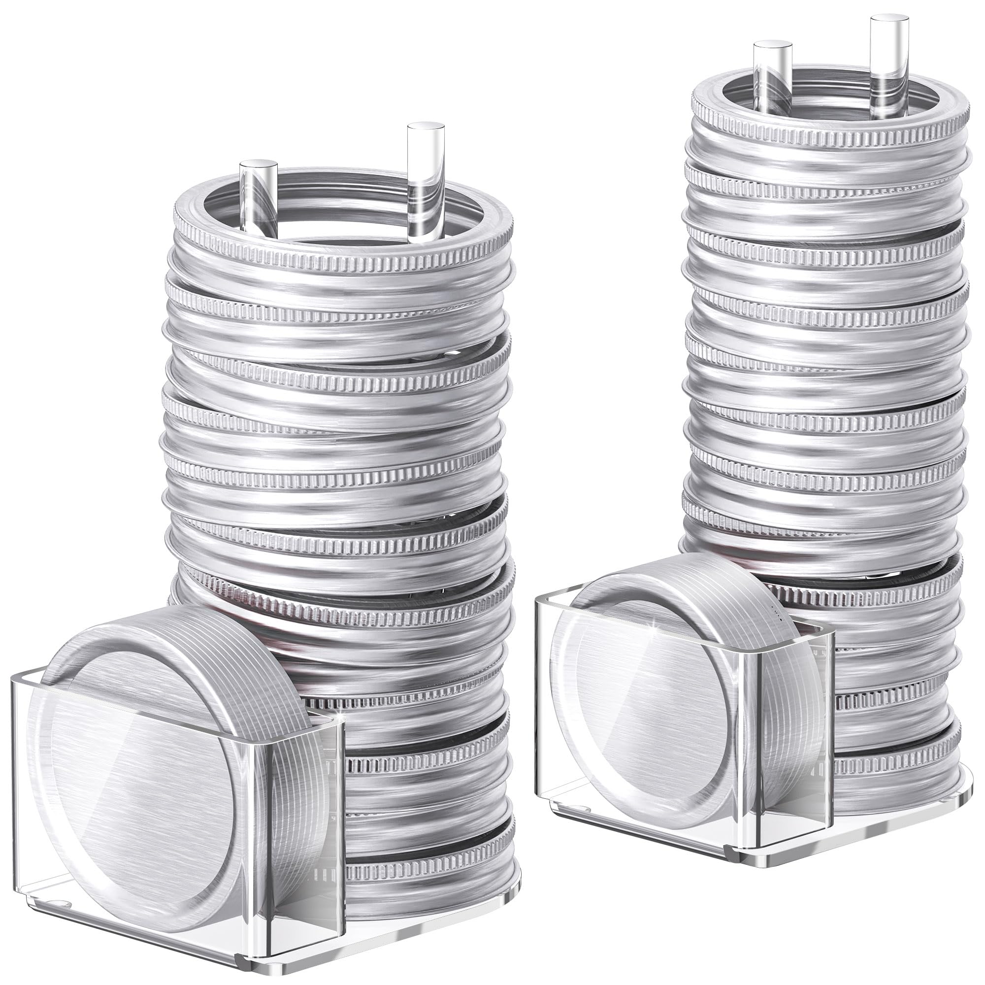 Towardfun Mason lid organizer wide keeps wide-mouth lids easy to grab and access.