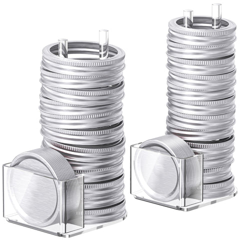 Towardfun Mason lid organizer wide keeps wide-mouth lids easy to grab and access.