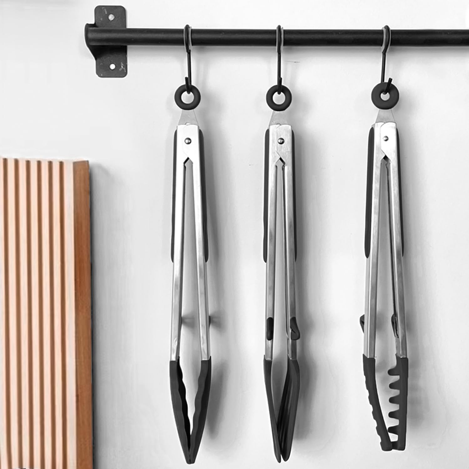 TOWINGO silicone tongs are dishwasher-safe for easy cleanup