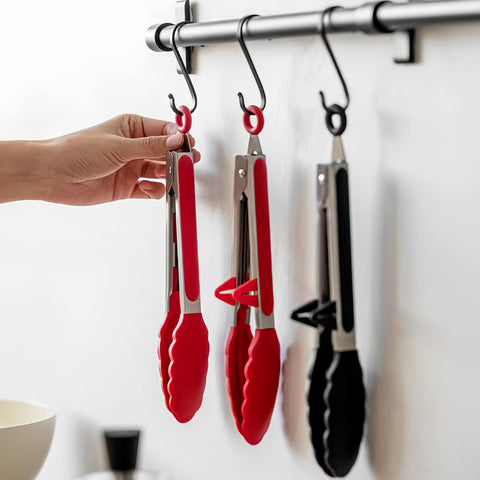 Towingo nonstick-safe tongs protect cookware and simplify cleanup.