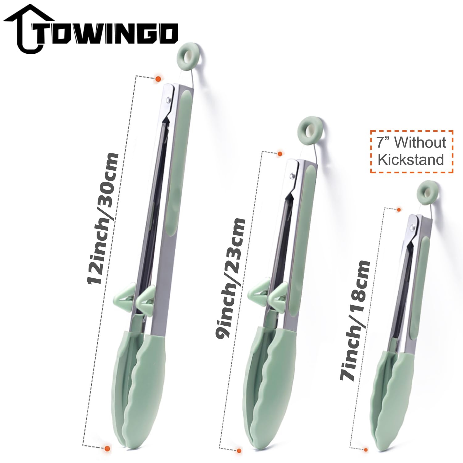 Towingo silicone tongs are dishwasher safe for easy cleanup after meals.